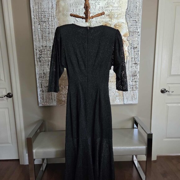 Vintage Simon Chang - Lace High-Low Dress - Picture 9 of 14